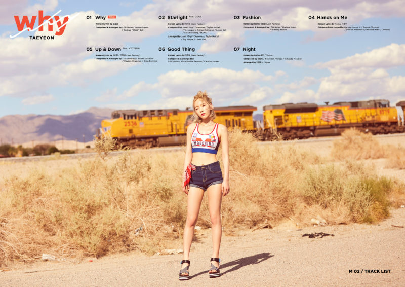 taeyeon - why mini album tracklist